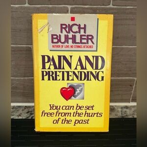 Pain and Pretending Hardcover Book by Rich Buhler 1988